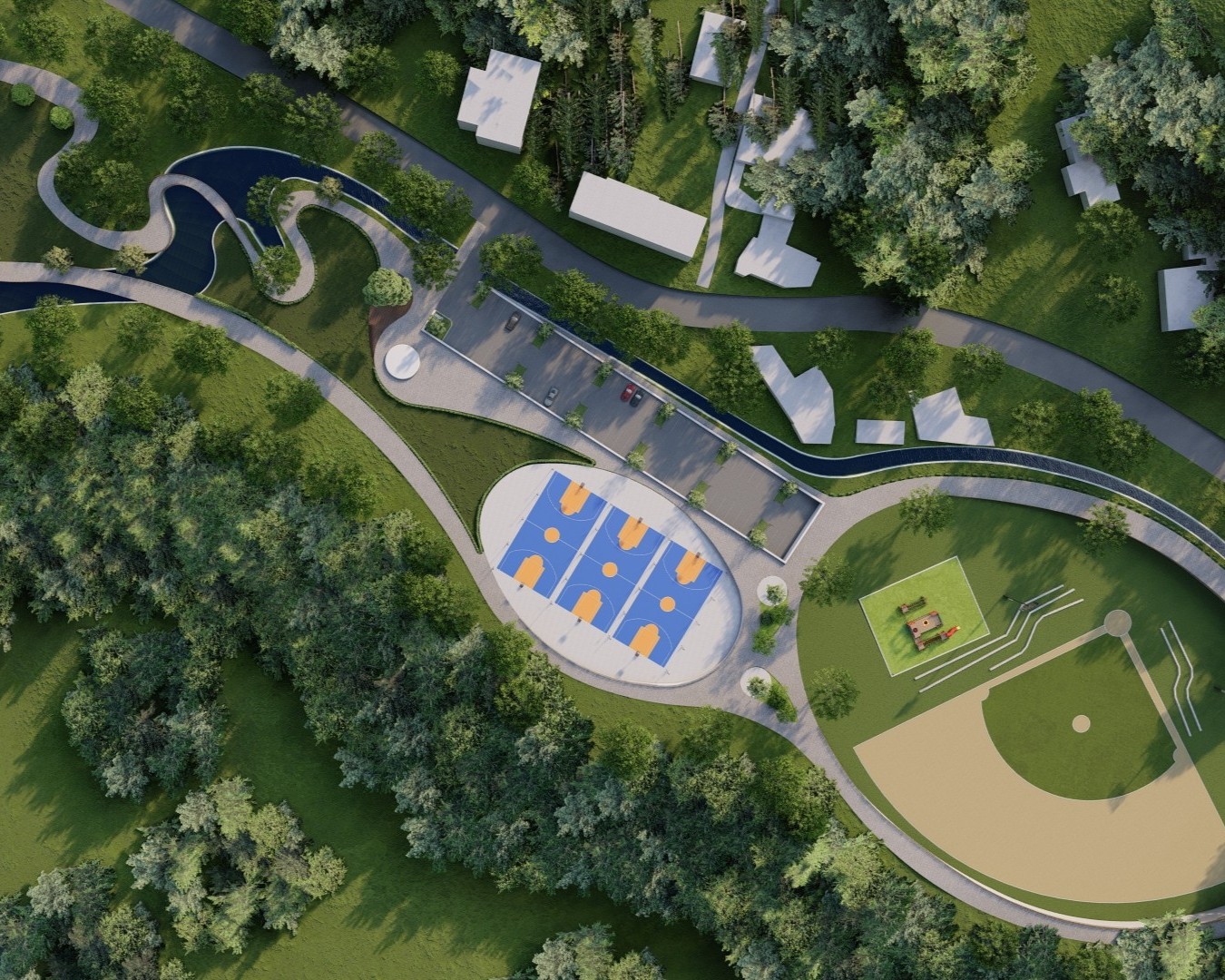 新竹縣尖石鄉油羅溪河濱運動公園營造計畫